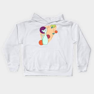 Harmony Cat and Bird Friends Kids Hoodie